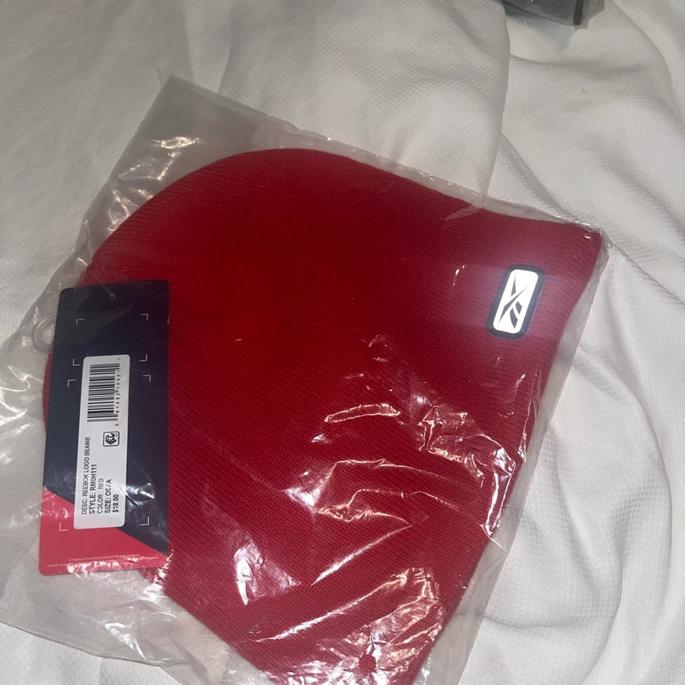 Reebok Vibrant Red Beanie